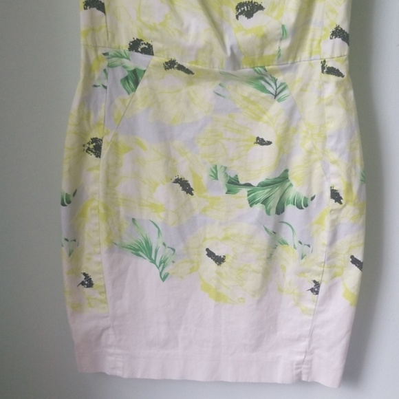 French Connection Poppy Flower Shift Dress-Size 4 - Picture 5 of 8